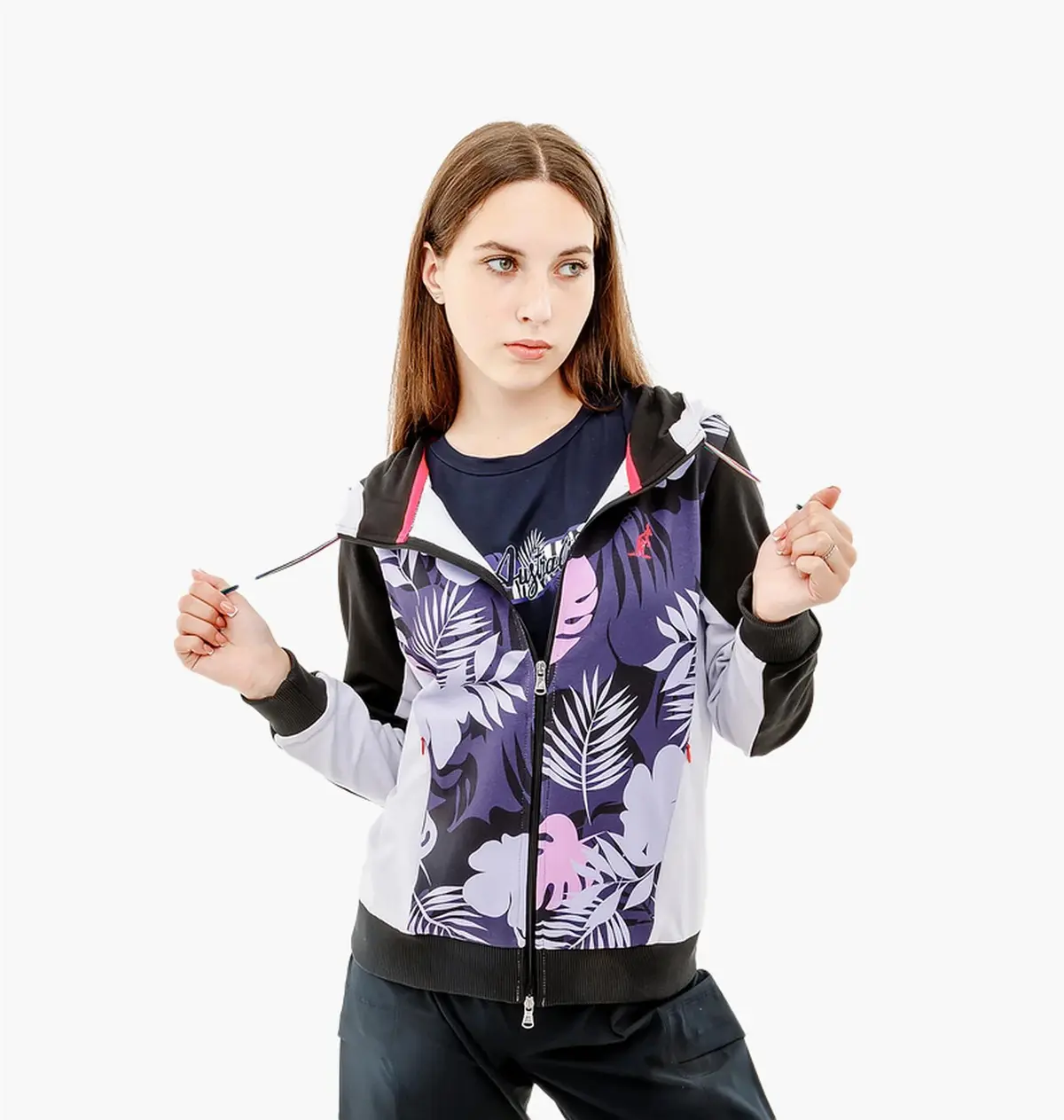 Кофта женские Australian Flowers Hoodie Elastic Fleece Insert Jacket