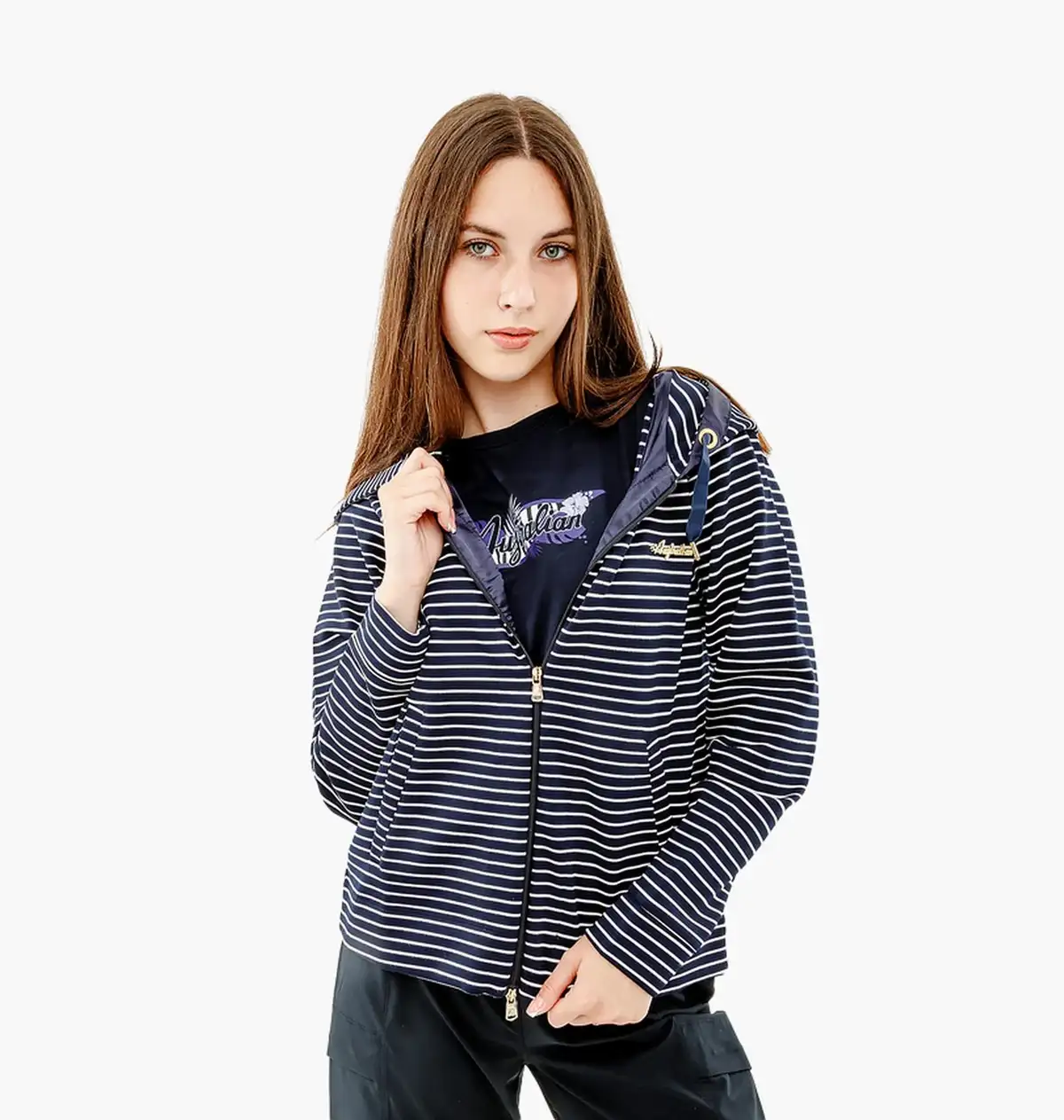 Кофта женские Australian Stripes Hoodie Polyviscosa