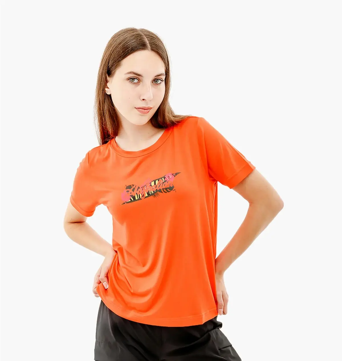 Футболка жіноча Australian Logo Flowers Tee Jersey