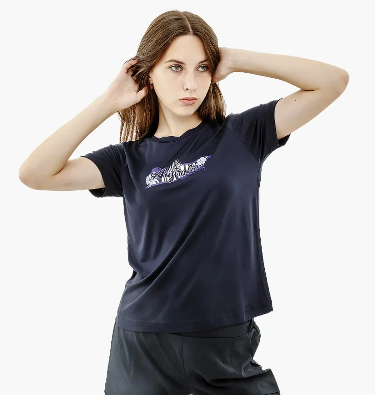 Футболка жіноча Australian Logo Flowers Tee Jersey