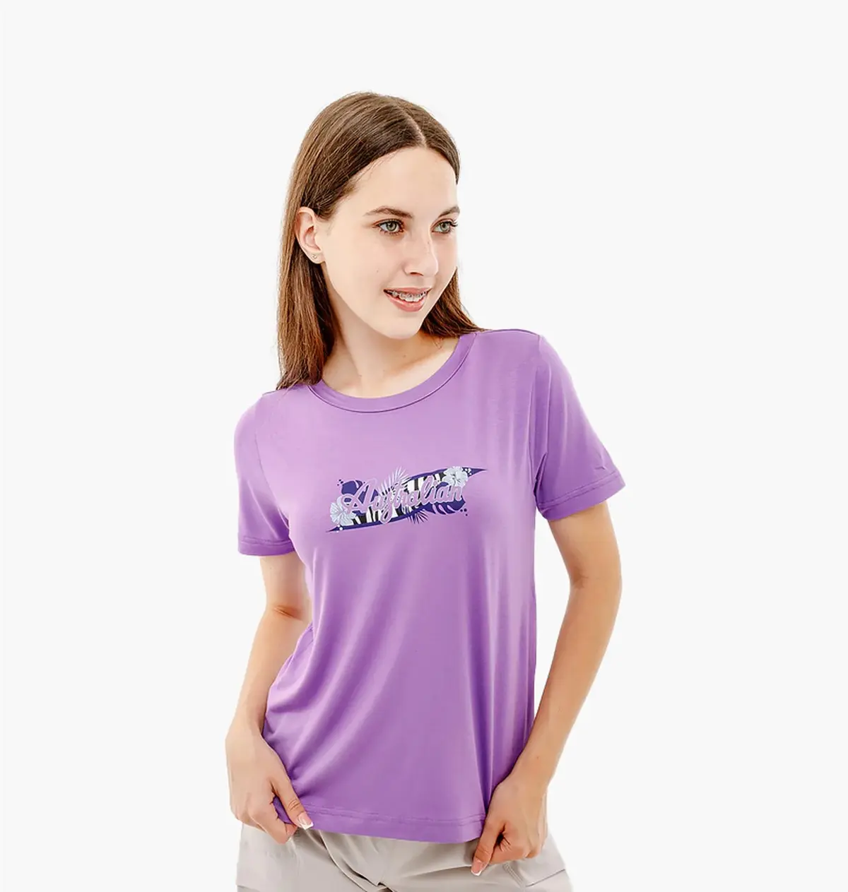 Футболка жіноча Australian Logo Flowers Tee Jersey
