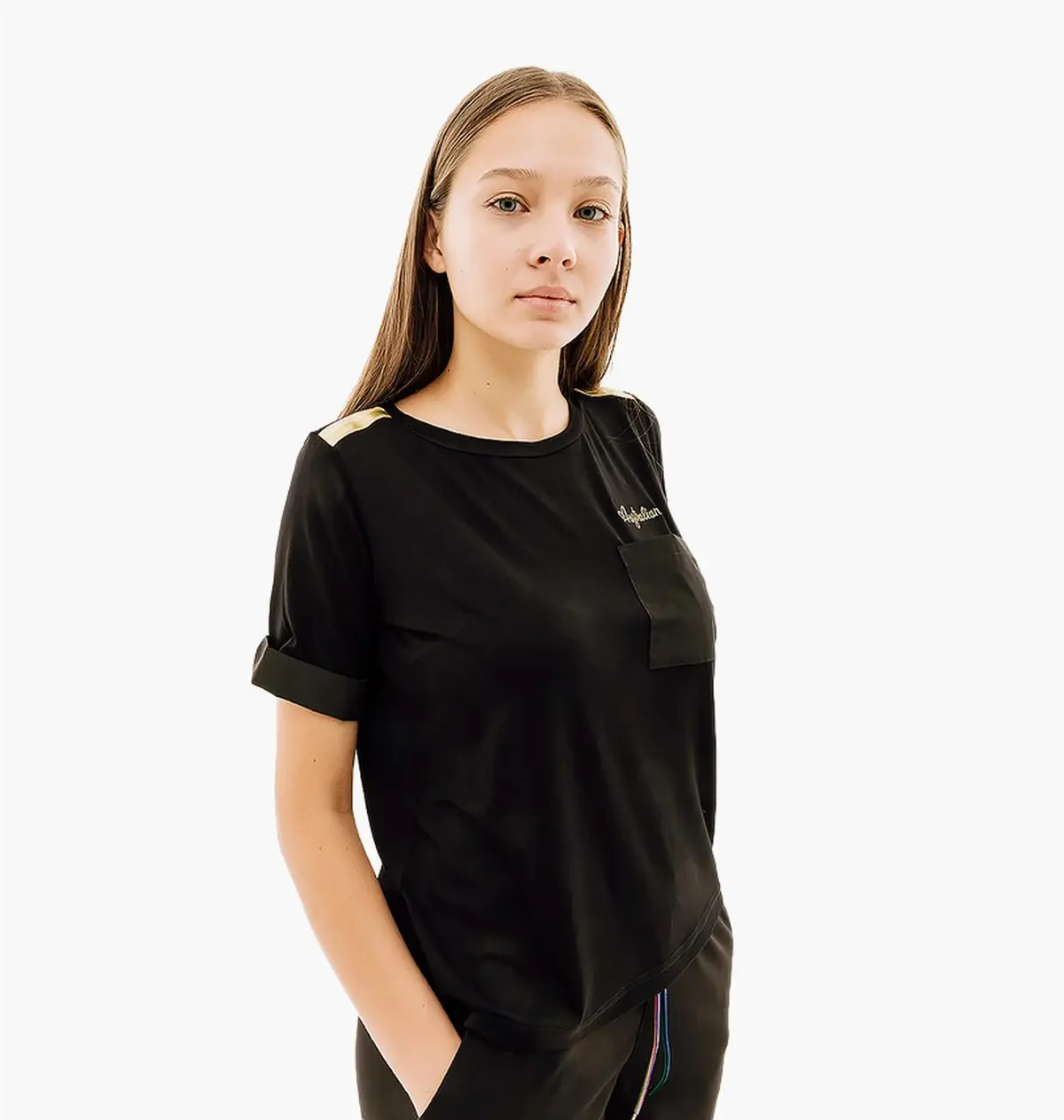 Футболка жіноча Australian Gold Tape Jersey V Tee Black