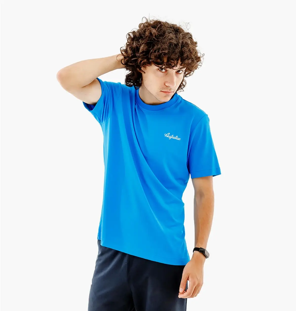 Футболка чоловіча Australian Easy Tech Pique T-Shirt R-Fit Light Blue