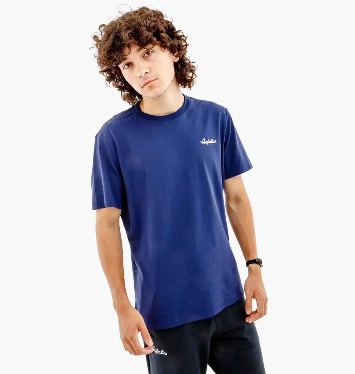 Футболка чоловіча Australian Easy Tech Pique T-Shirt R-Fit Blue