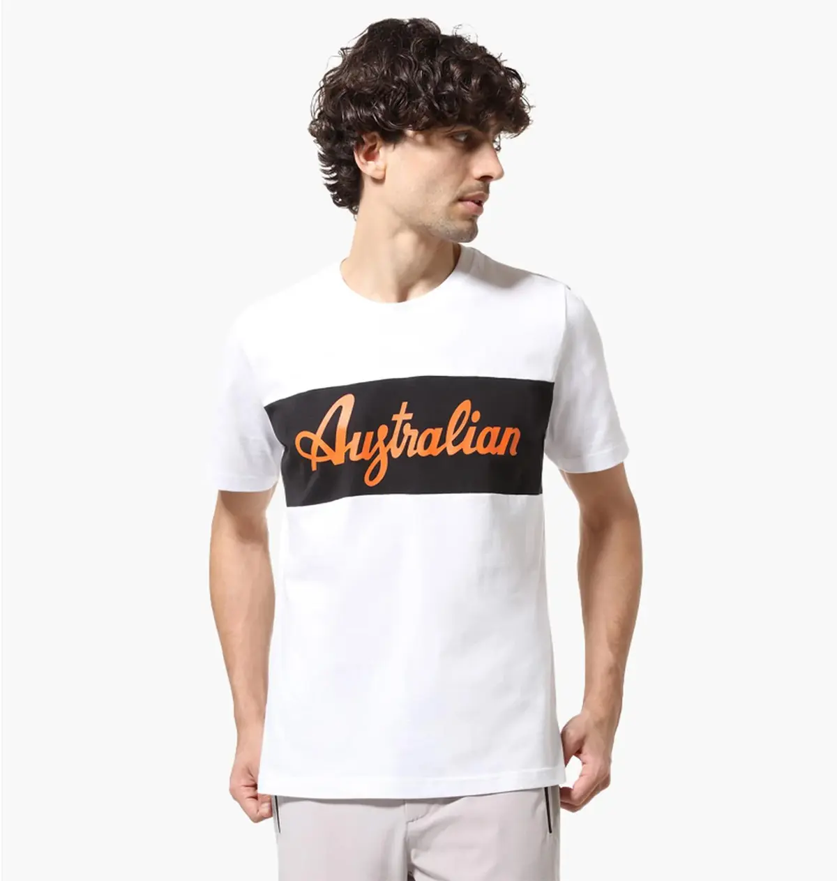 Футболка чоловіча Australian T-Shirt Logo Arancio