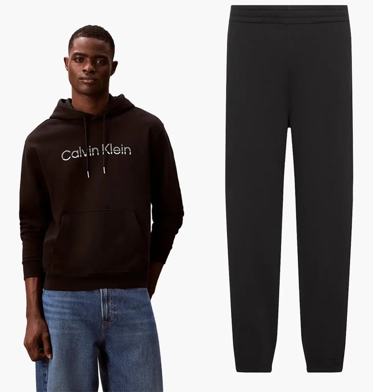 Спортивный костюм мужской Calvin Klein Erkek Eu 350 Terry Black