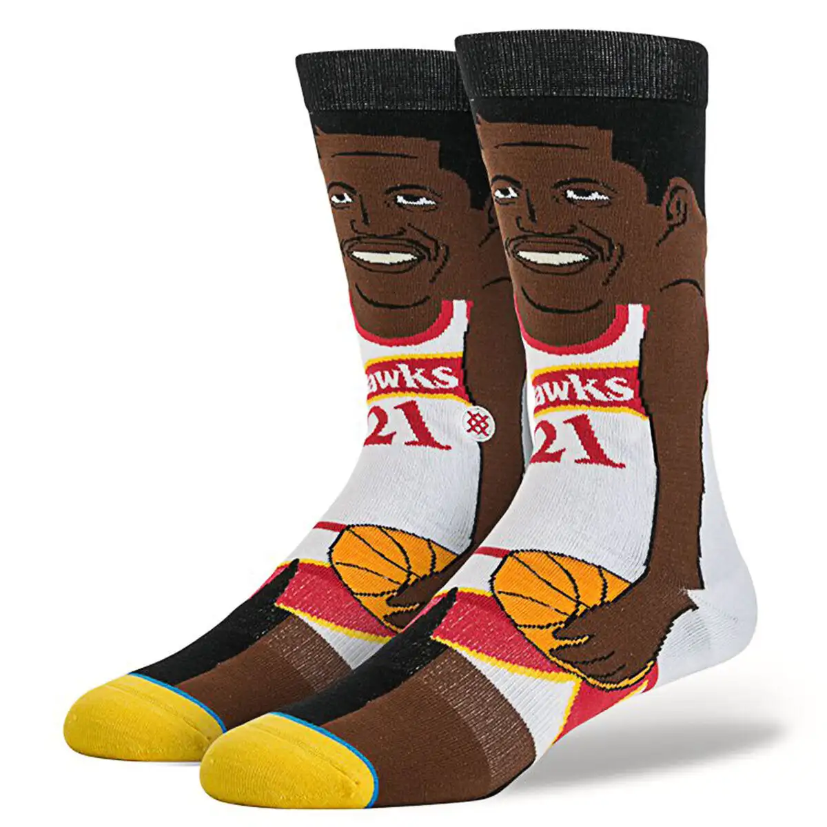 Носки Stance Atlanta Hawks Wilkins Crew Socks