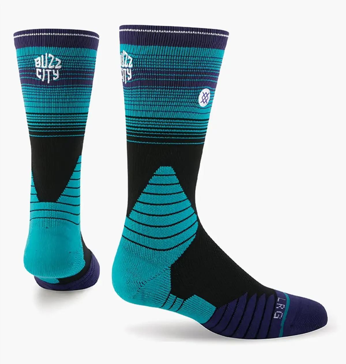 Носки Stance Nba Charlotte Hornets Logo Crew Basketball Socks