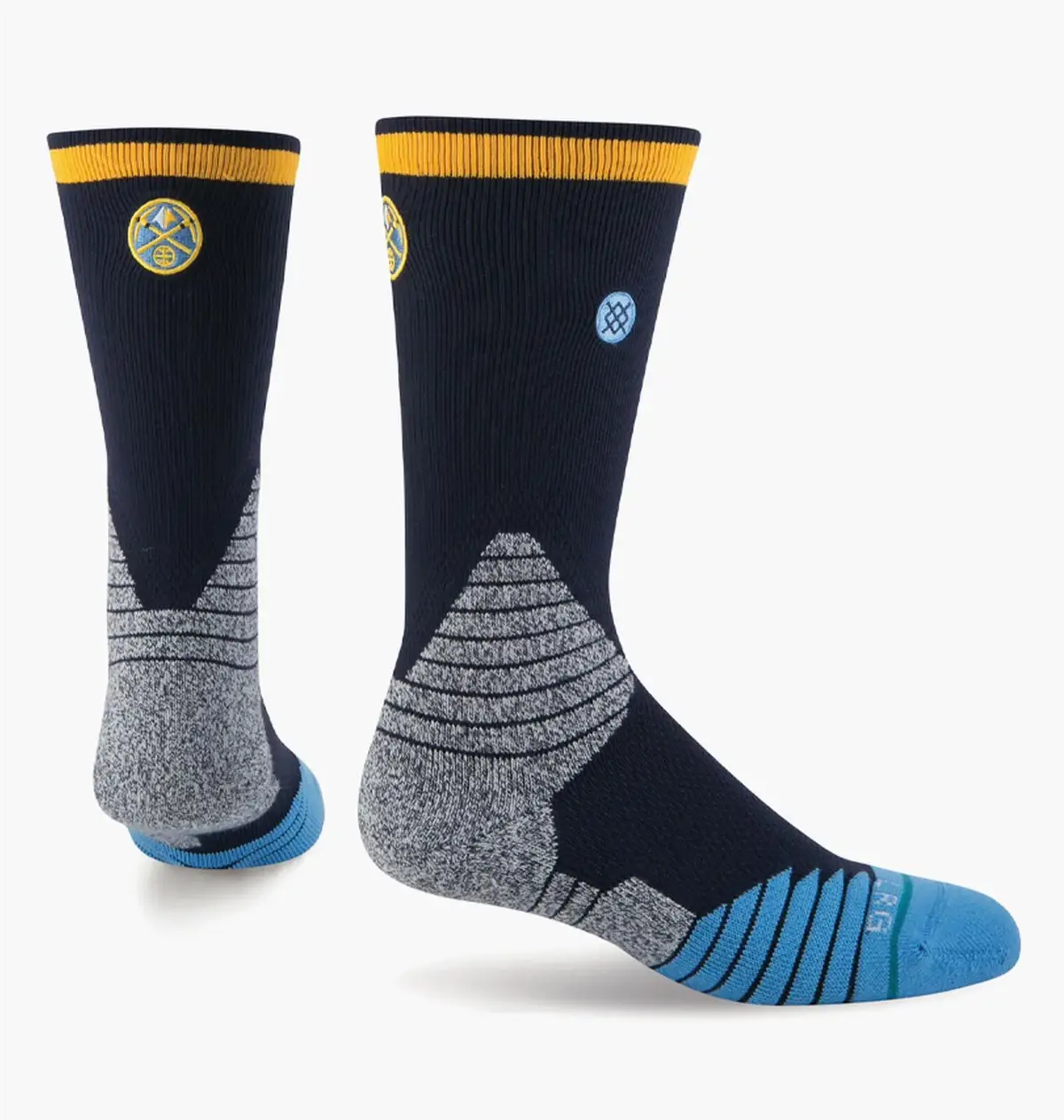 Носки Stance Nba Denver Nuggets Logo Crew Basketball Socks