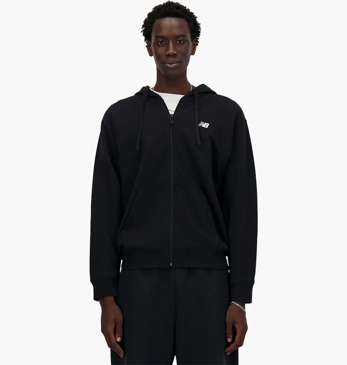 Кофта мужская New Balance Full-Zip Black