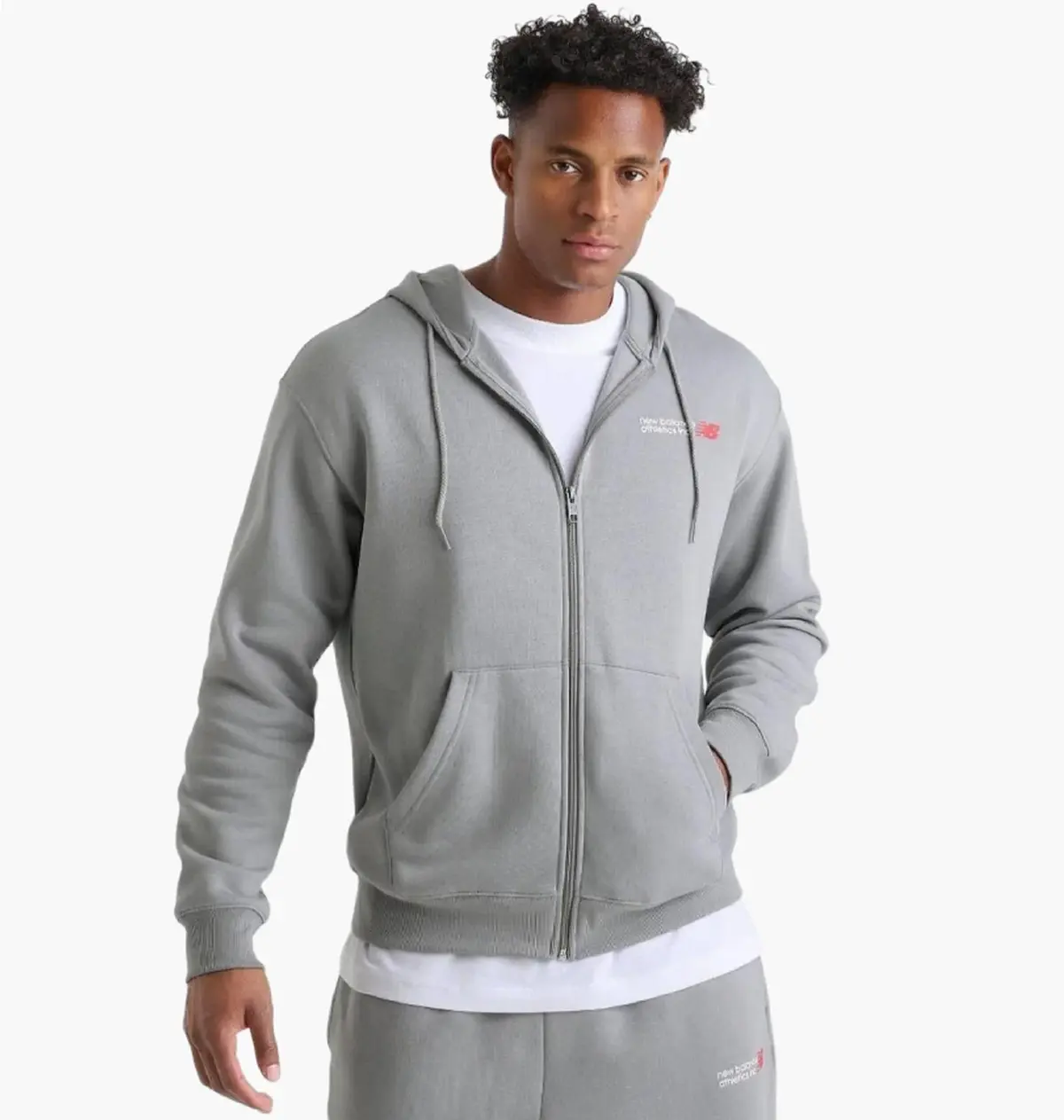 Кофта мужская New Balance Athletics Flying Nb Logo Grey