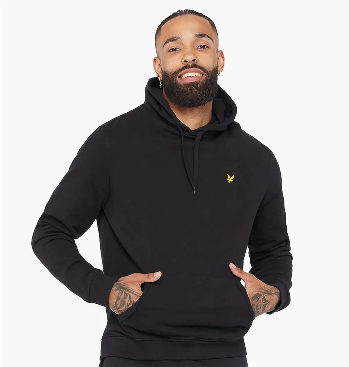 Кофта чоловіча Lyle & Scott Vintage Pullover Hoodie Black Ml416vog-Z865 чорна ML416VOG-Z865