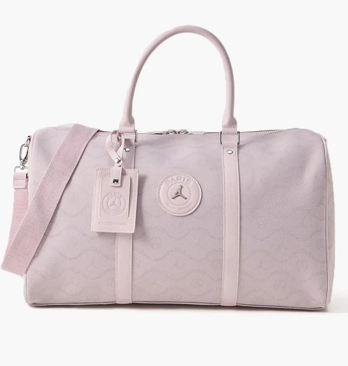 Спортивная сумка Jordan Paris Saint-Germain F.C. PSG Monogram Duffle Holdall Particle Rose Pink