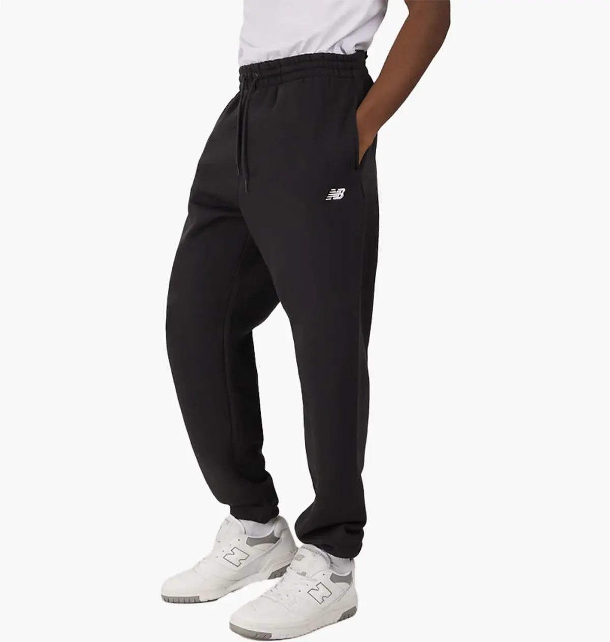 Брюки чоловічі New Balance Brushed Back Small Logo Joggers Black