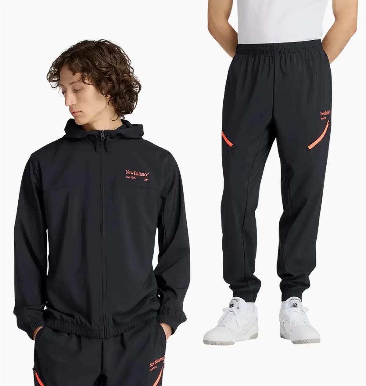 Спортивный костюм мужской New Balance Reimagined Woven Black