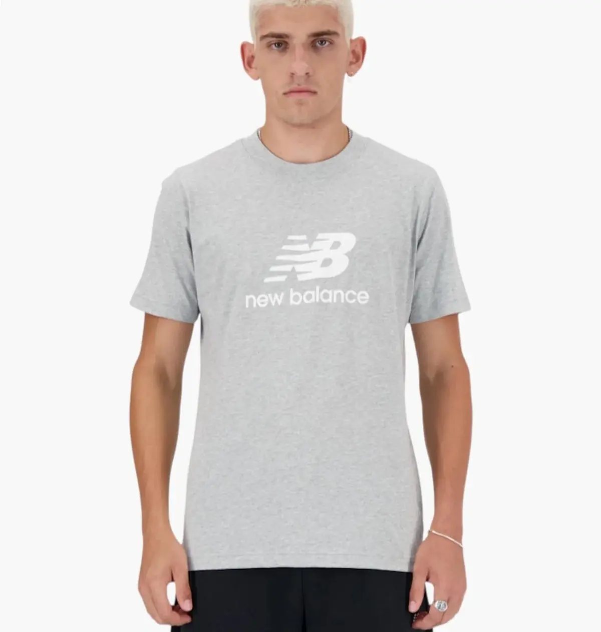 Футболка мужская New Balance Sport Essentials Logo Grey