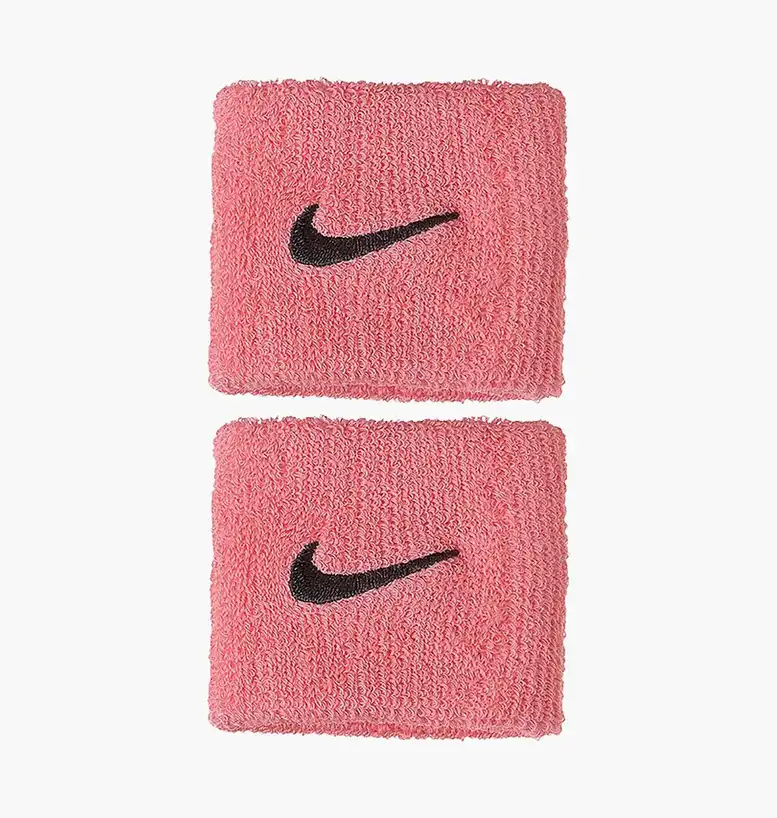 Напульсники Nike Swoosh Wristbands 2 Pk Pink Gaze/Oil Grey Osf