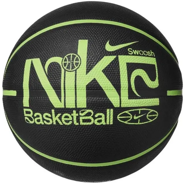 Футбольний м'яч Nike Everyday Playground 8P Graphic Deflated Size 7 Black/Lime Blast/Lime Blast