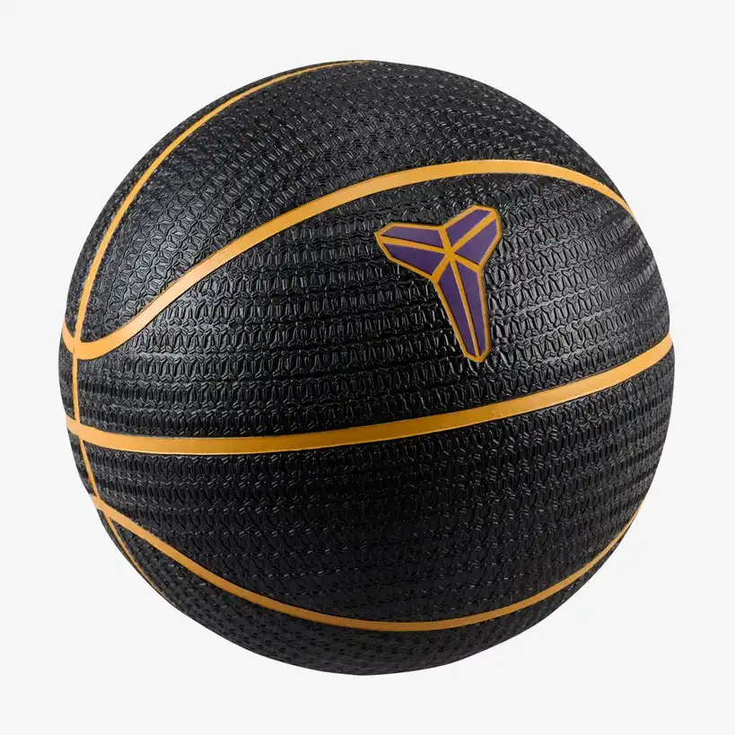 Футбольный мяч Nike Playground 8P K Bryant Deflated Black/University Gold/Court Purple/University Gold 07