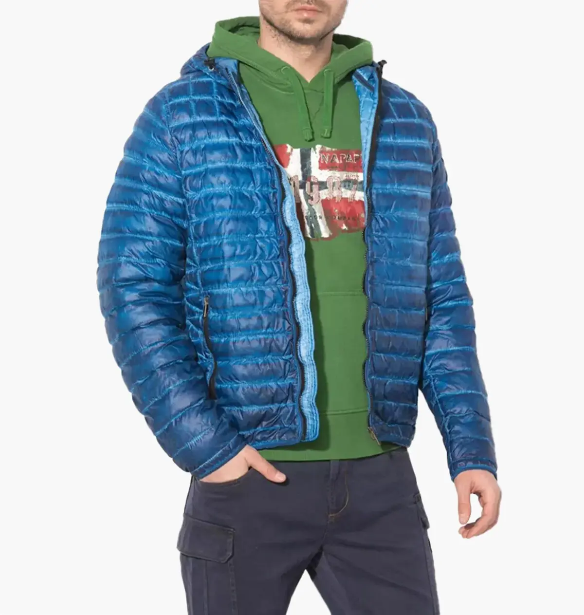 Куртка чоловіча Napapijri Micro Down Jacket Blue