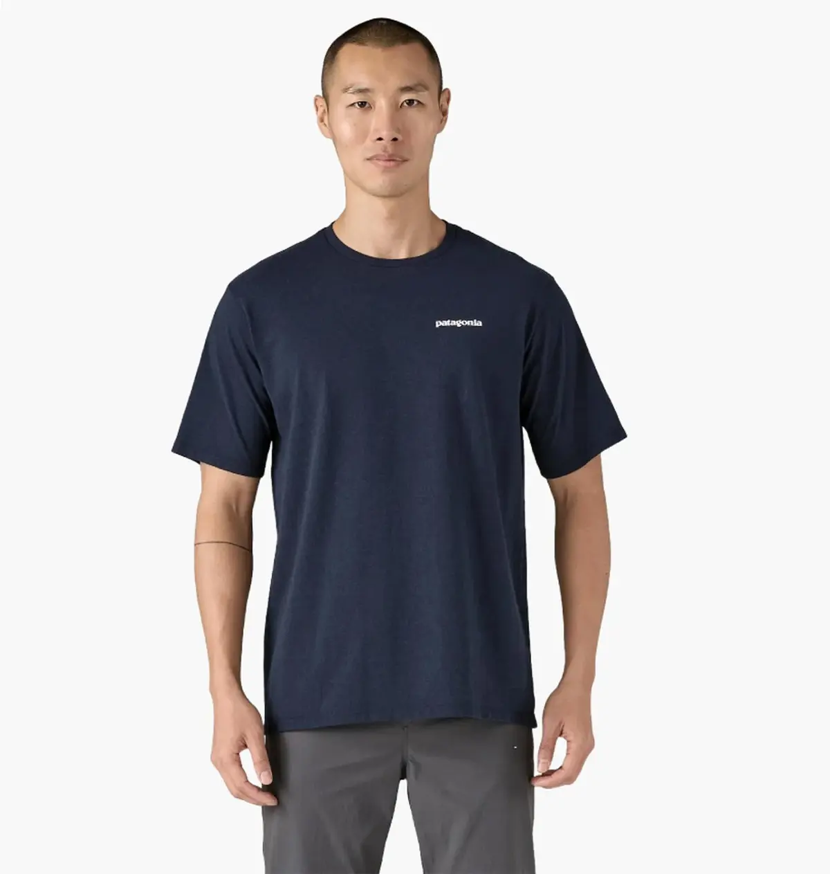 Футболка мужская Patagonia P-6 Logo Responsibili -Tee Blue