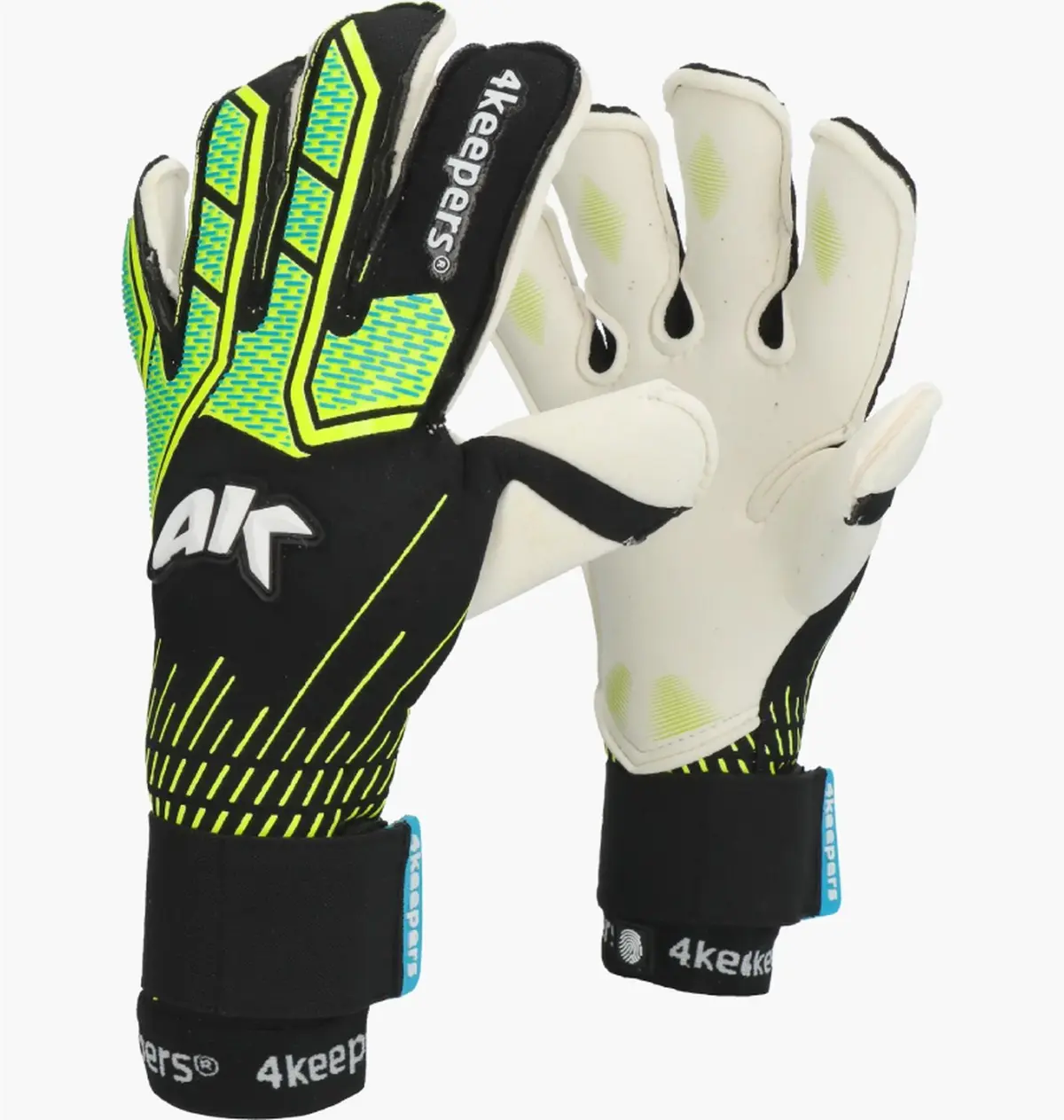 Футбольні рукавиці дитячі 4Keepers Black/Green