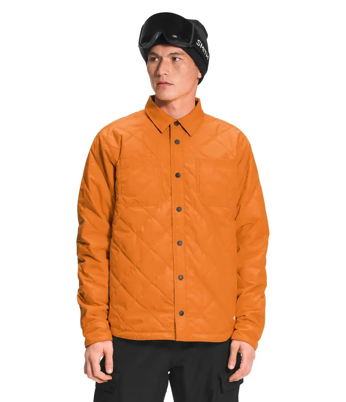 Кофта чоловіча The North Face Fort Point Insulated Flannel Ski Jacket, Vivid Orange/Vivid Orange Plaid
