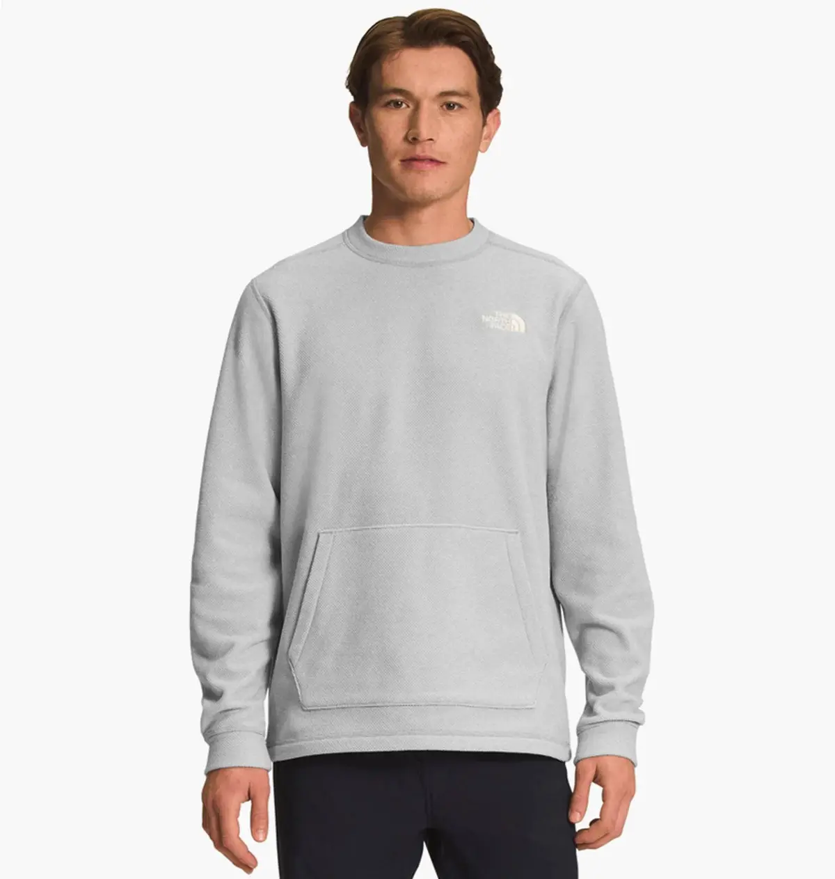 Кофта чоловіча The North Face Textured Cap Rock Long-Sleeve Sweatshirt Grey