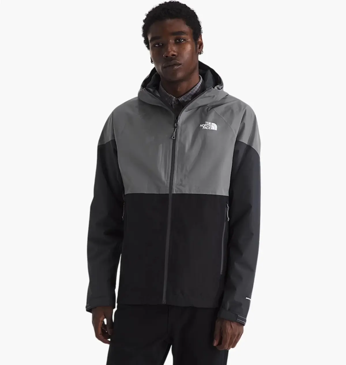 Ветровка мужскиая The North Face Lightning Zip-In Black/Grey