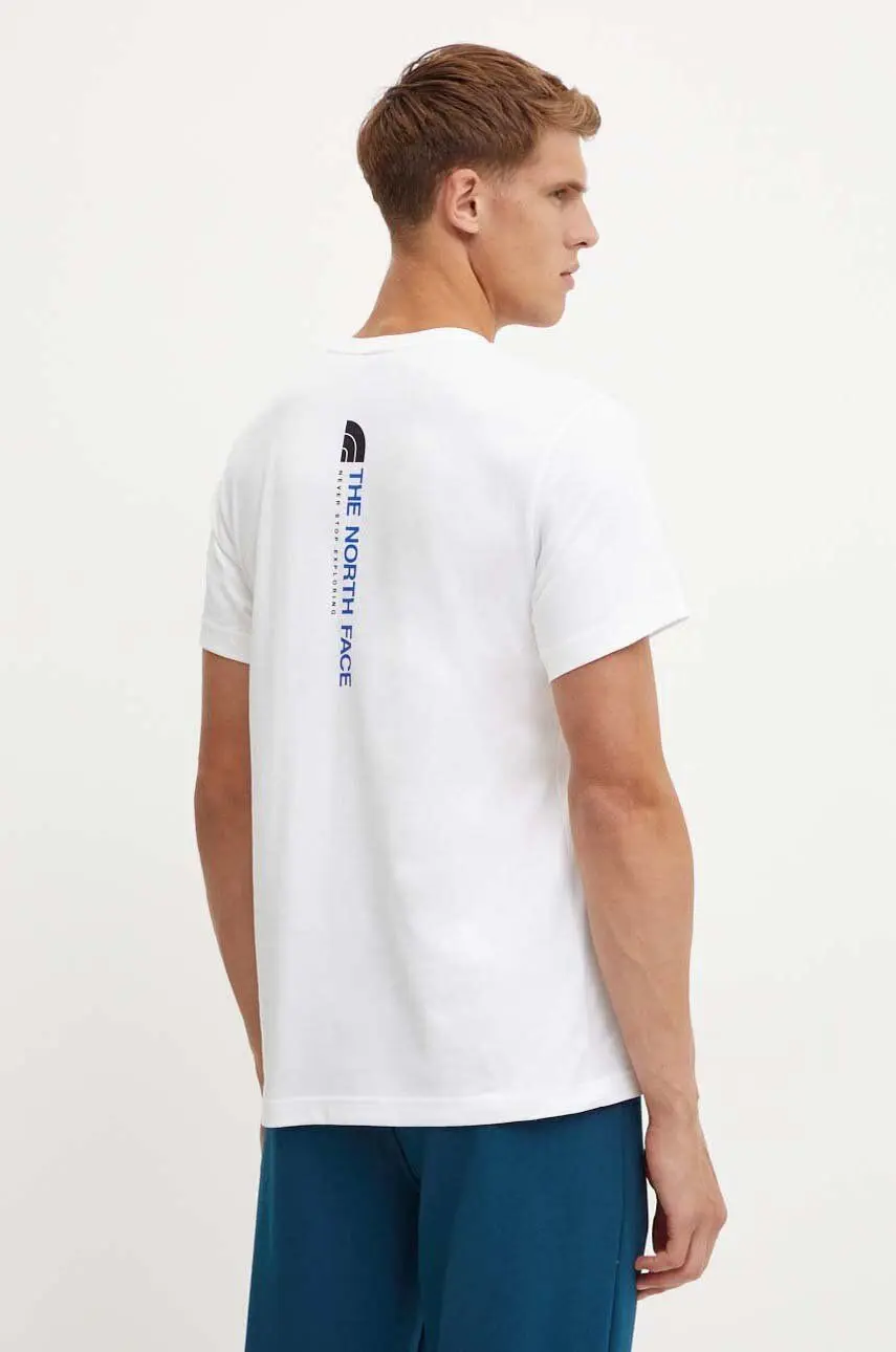 Футболка мужская The North Face Box Swirl Back Print T-Shirt In White Exclusive