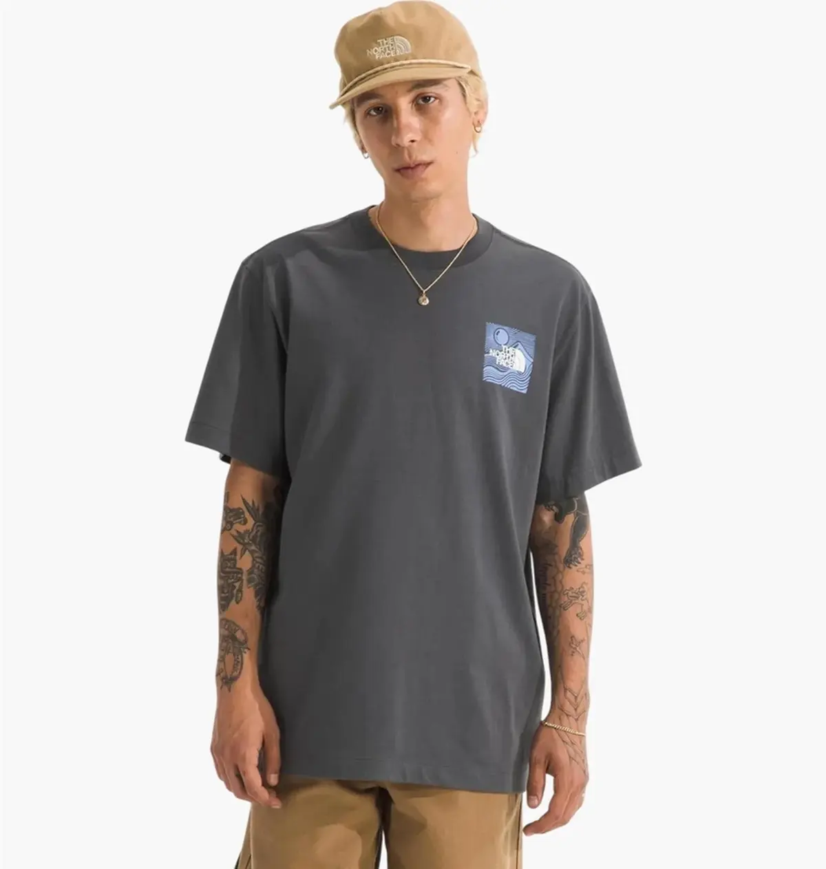 Футболка чоловіча The North Face Mountain Escape Relaxed —Graphic Grey