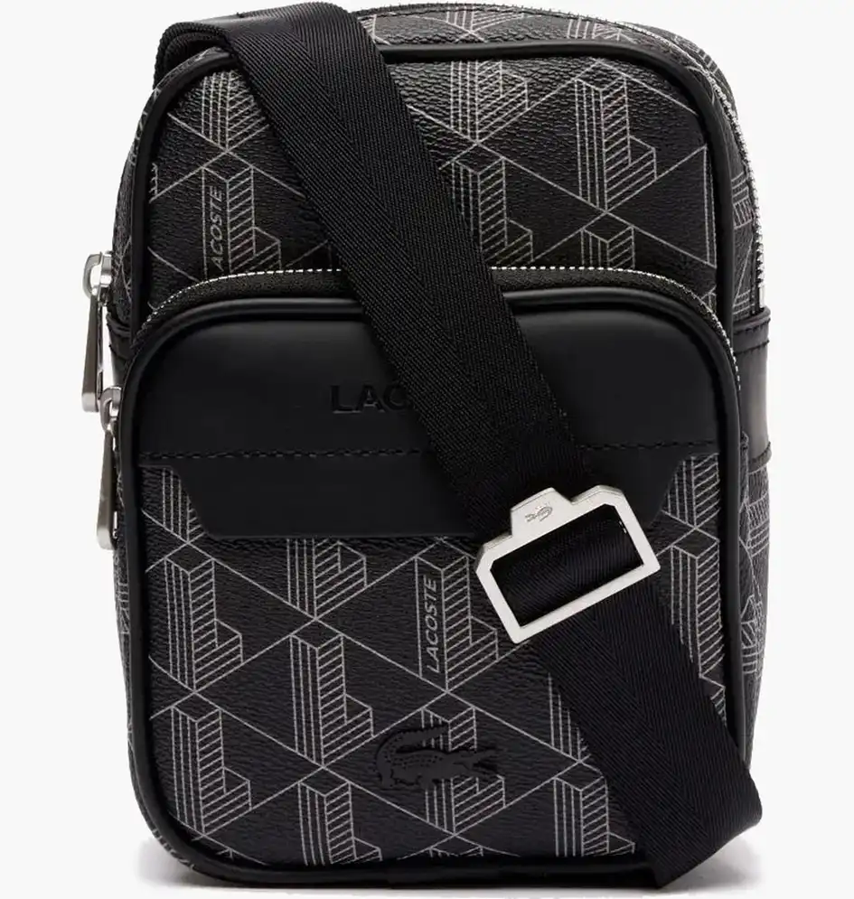 Сумка через плечо Lacoste Monogram Grey