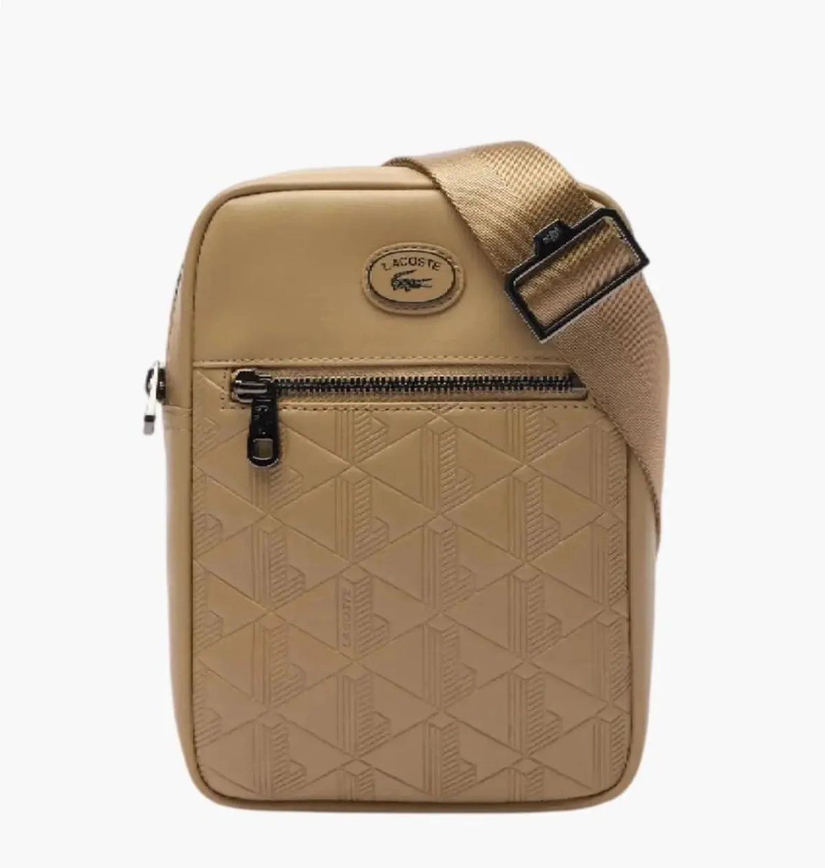 Сумка через плечо Lacoste Monogram Beige