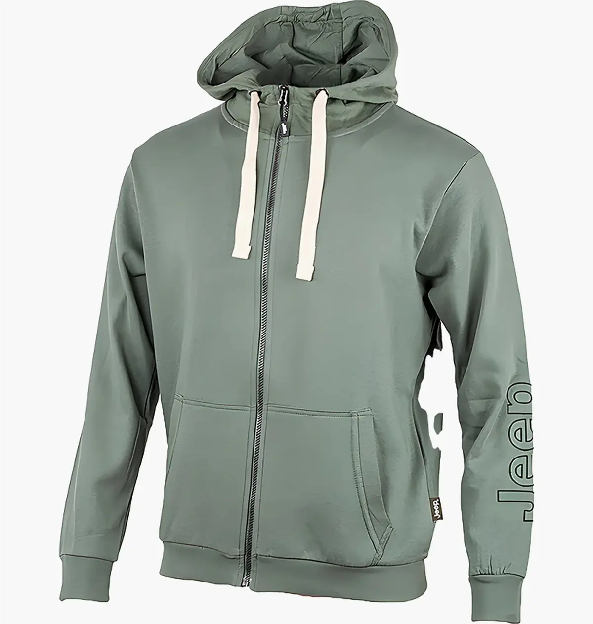Кофта мужская Jeep Jeep Hooded Sweatshirt Full Zip Sleeve Embroidery