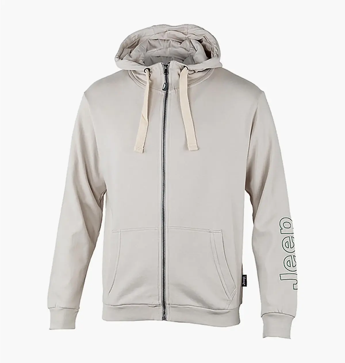 Кофта мужская Jeep Hooded Sweatshirt Full Zip Sleeve Embroidery
