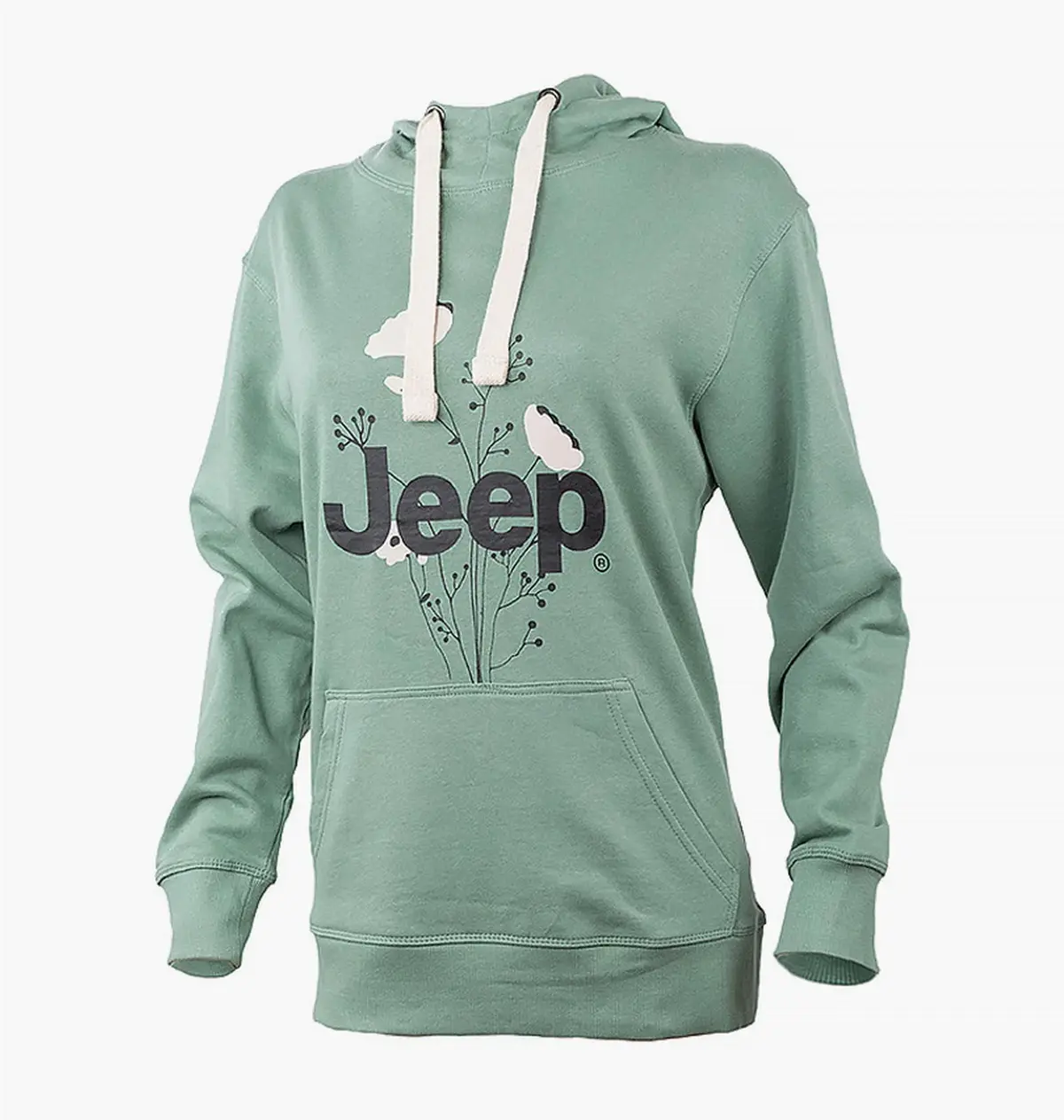 Кофта женские Jeep Hooded Oversize Sweatshirt Botanical Print