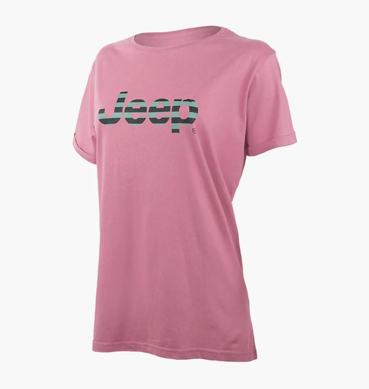 Футболка жіноча Jeep T-Shirt Oversize Striped Print Turn
