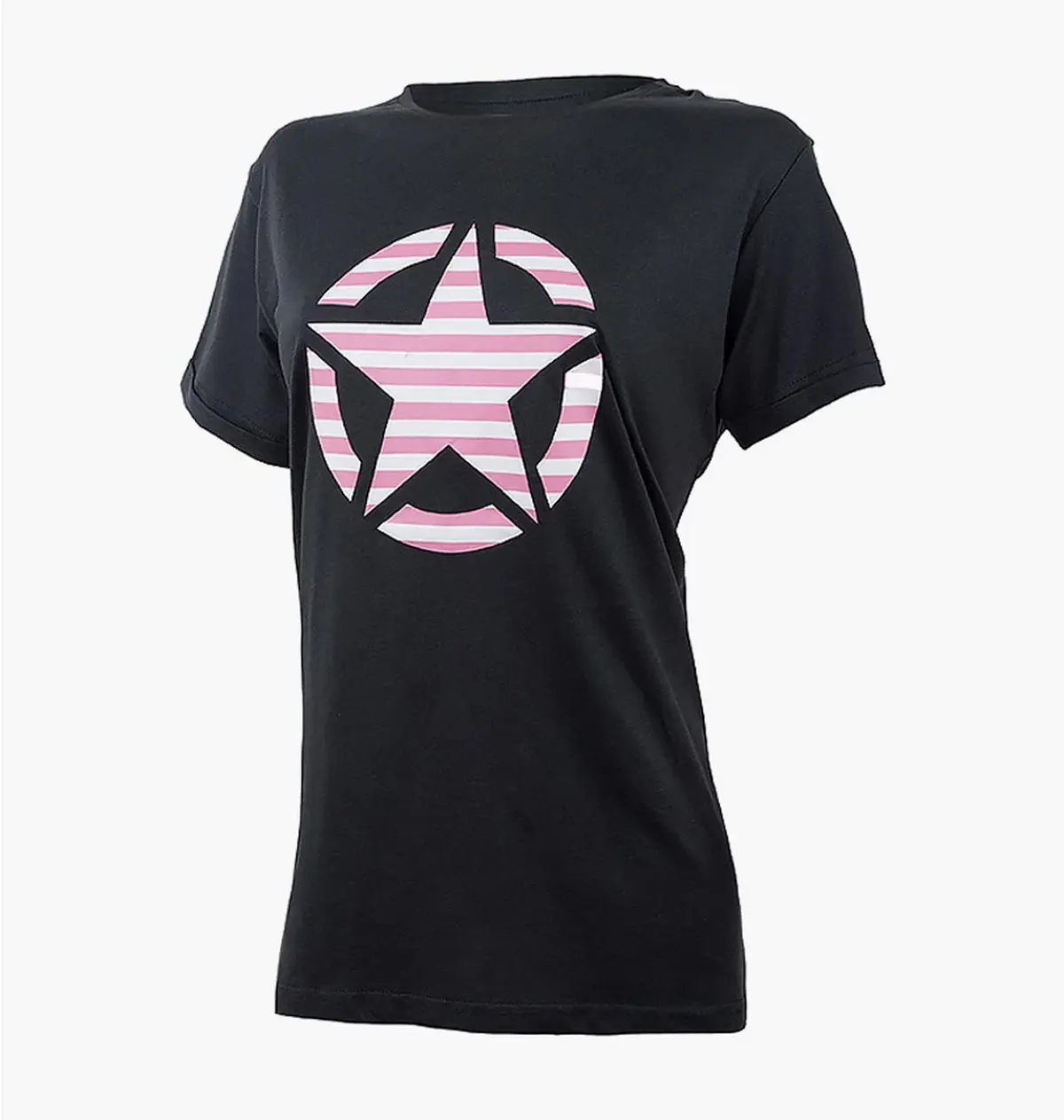 Футболка жіноча Jeep T-Shirt Oversize Star Striped Print Turn
