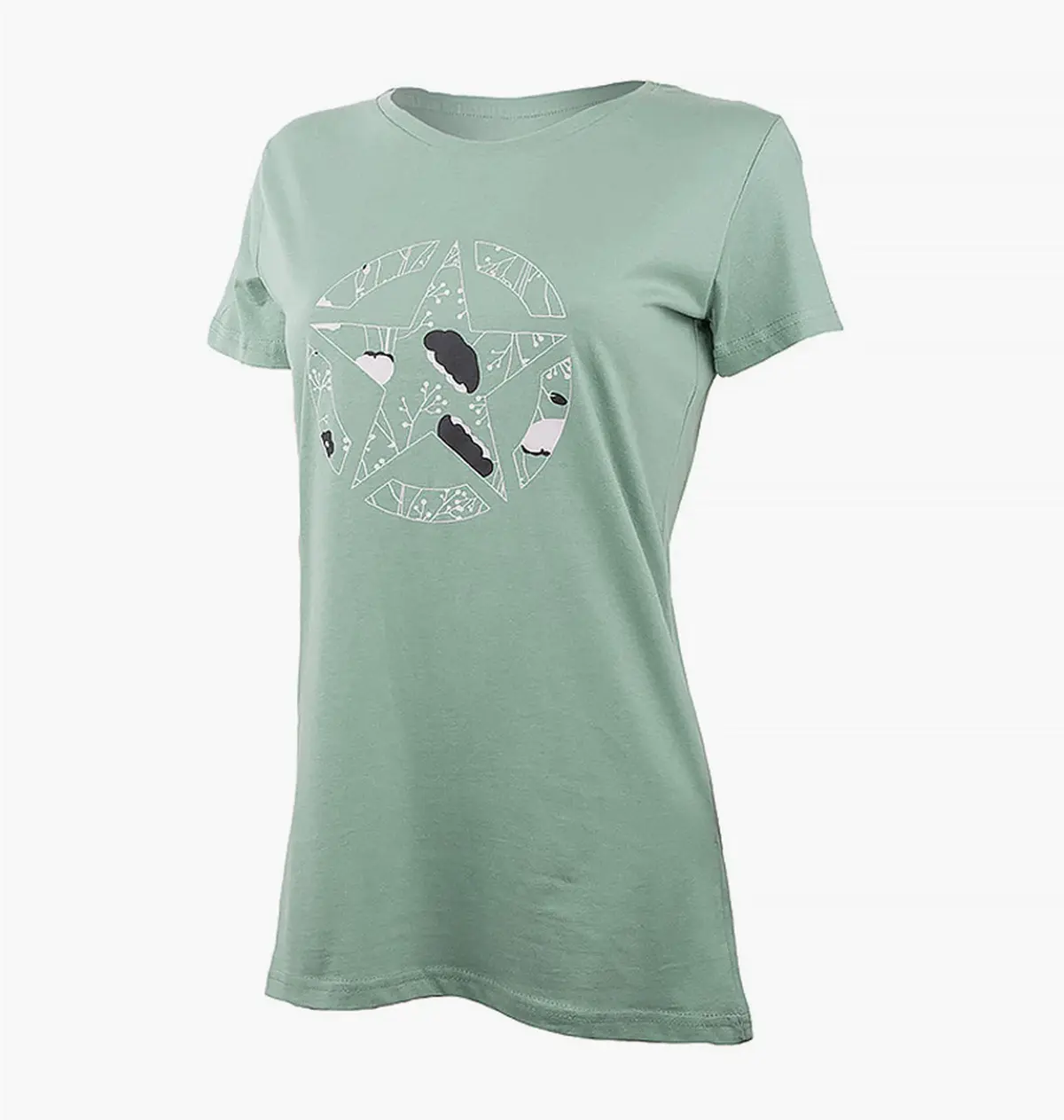 Футболка жіноча Jeep T-Shirt Star Botanical Print J22w