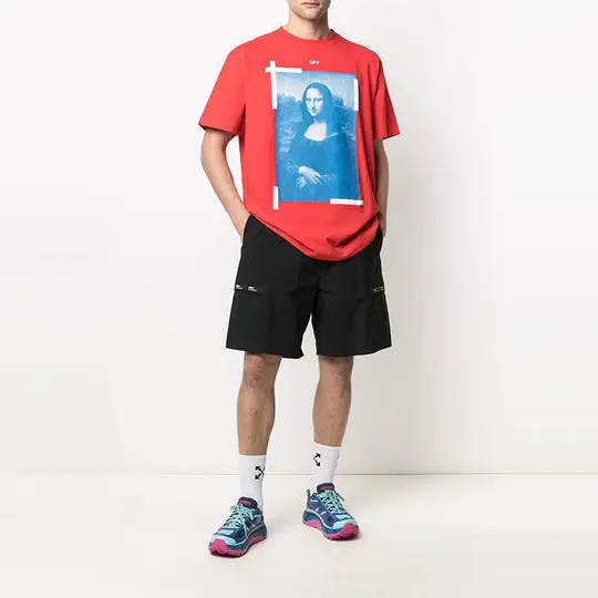 Футболка чоловіча Off-White Mona Lisa Oversized T-Shirt Red