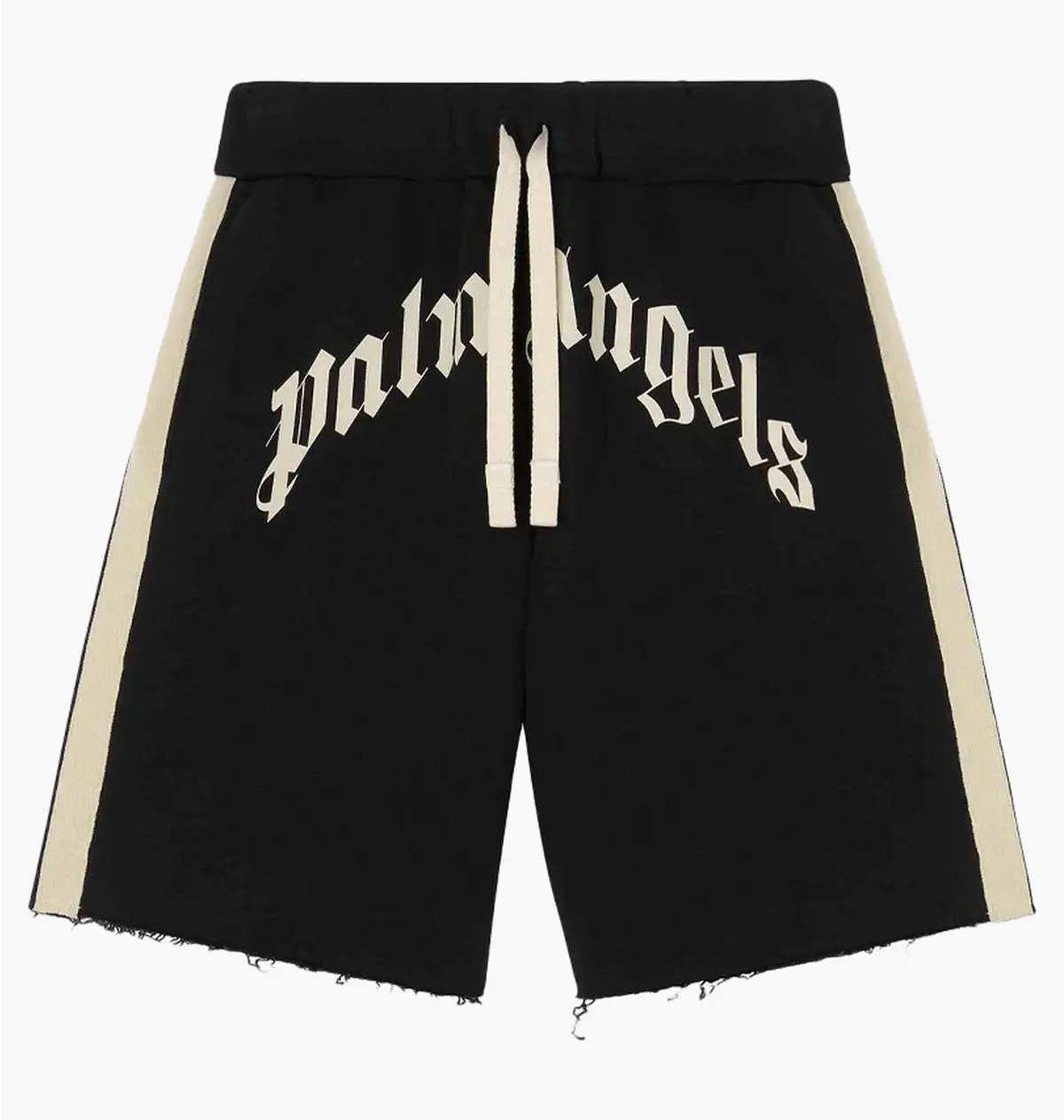 Шорты мужские Palm Angels Curved Logo Track Black