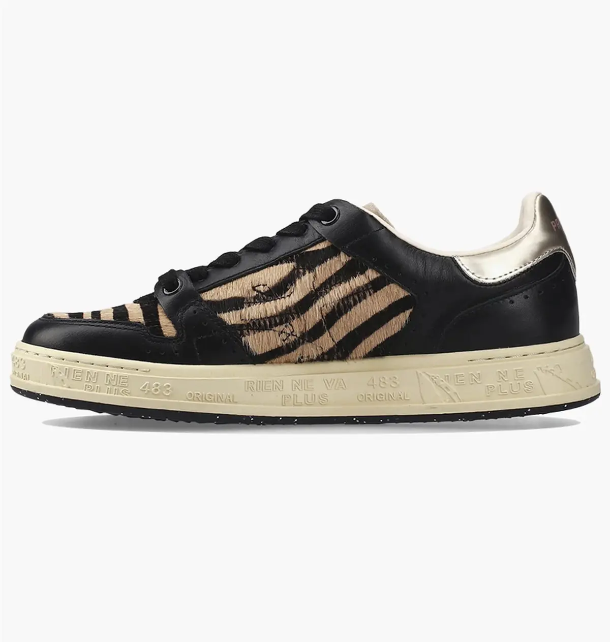 Кроссовки женские Premiata Quinn Var.7656 Black/Brown