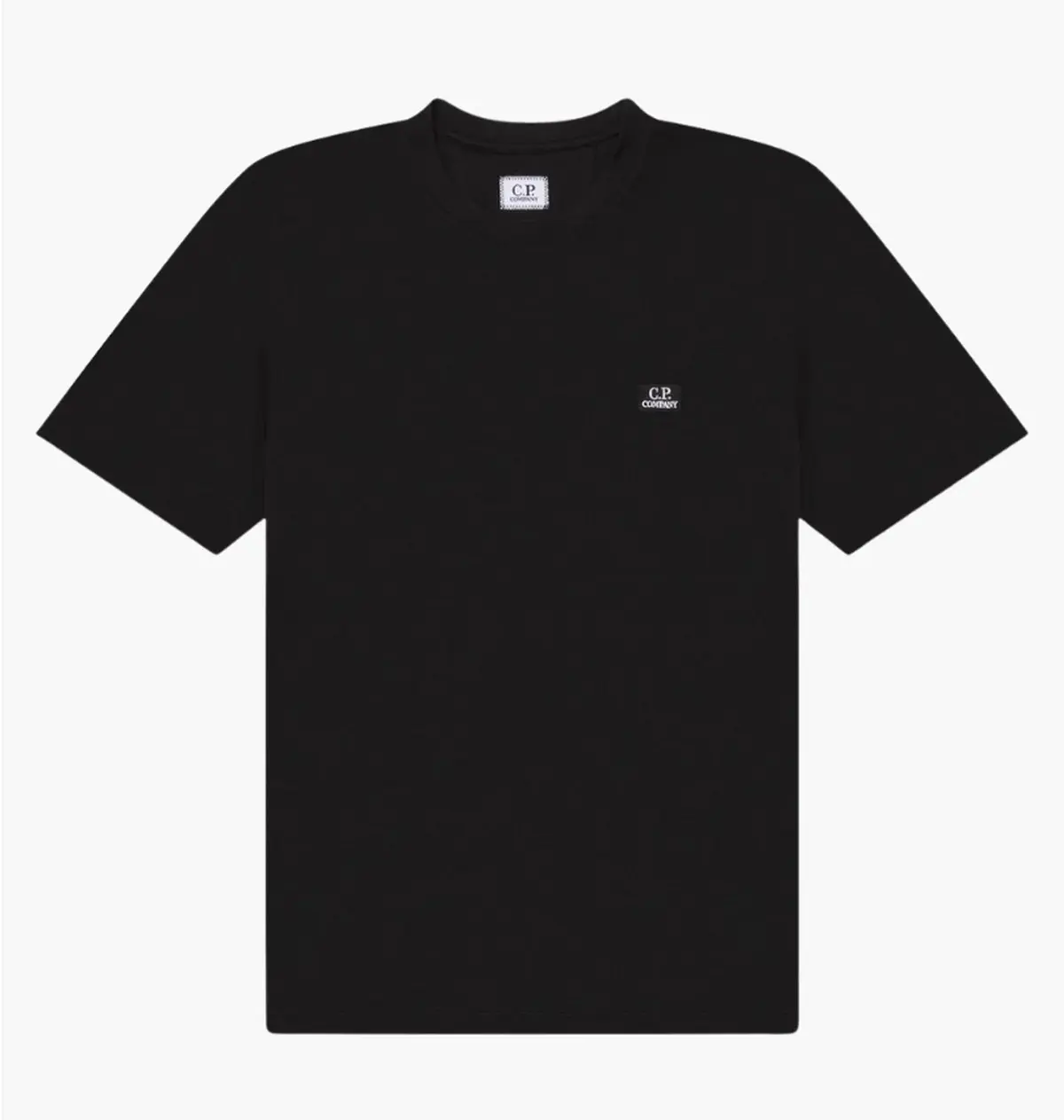 Футболка чоловіча Cp Company Logo Patch Black