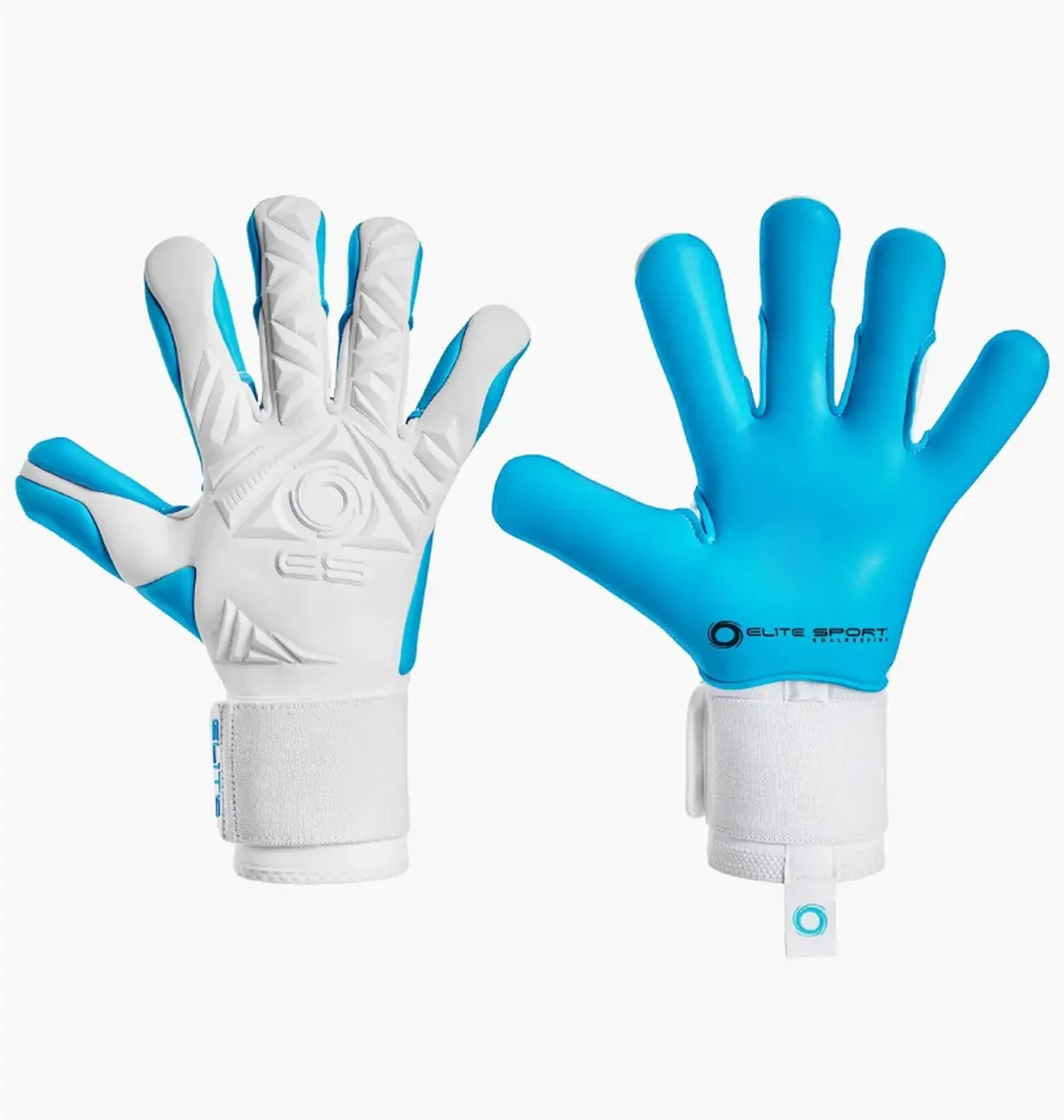 Футбольные перчатки унисекс Elite Sport Elite R X Aqua 2025 Light Blue