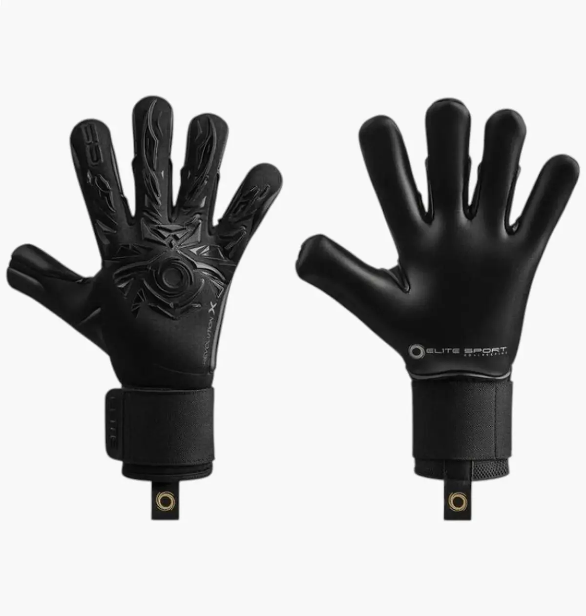 Футбольні рукавиці унісекс Elite Sport Revolution X Black