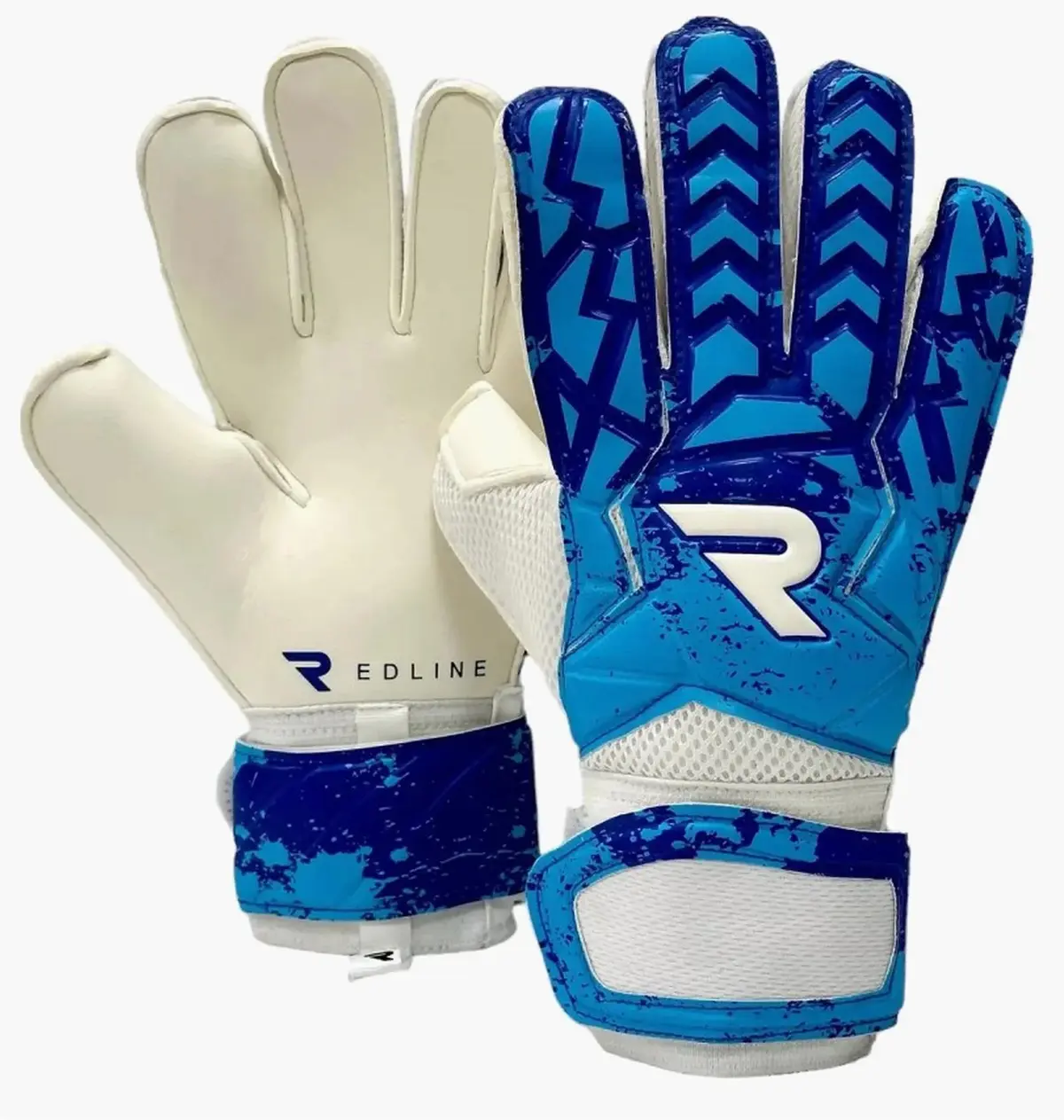 Футбольные перчатки унисекс Redline Neos Blue/Beige