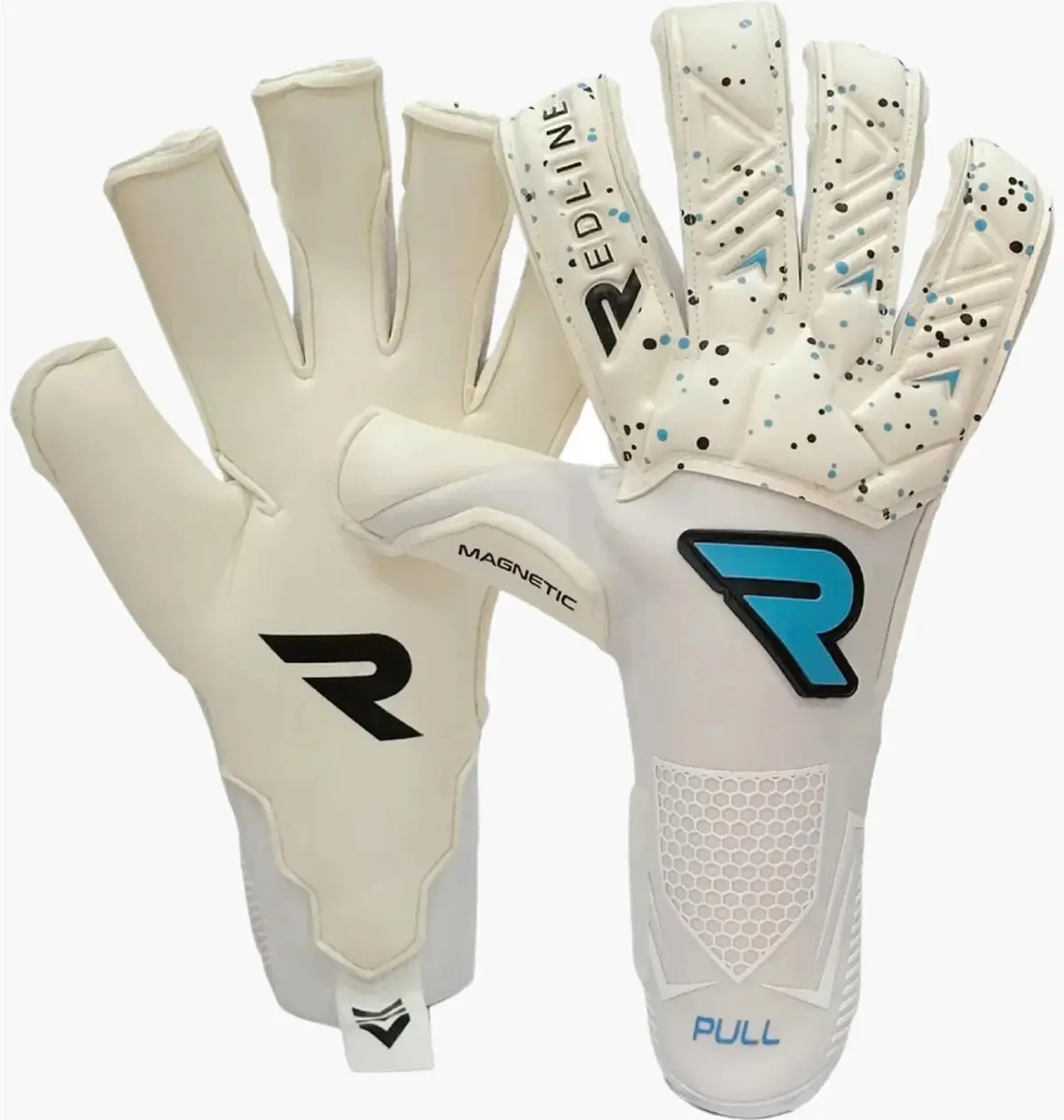 Футбольные перчатки унисекс Redline Redline Magnetic White Pro