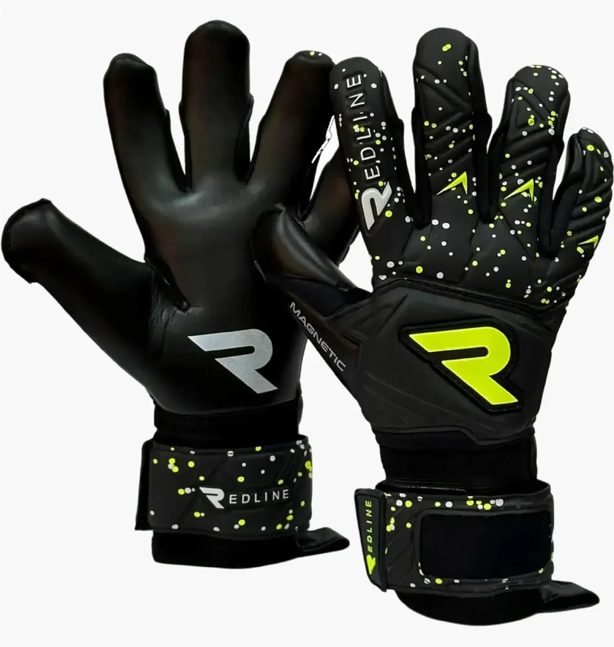 Футбольные перчатки унисекс Redline Redline Magnetic Black Rlm88