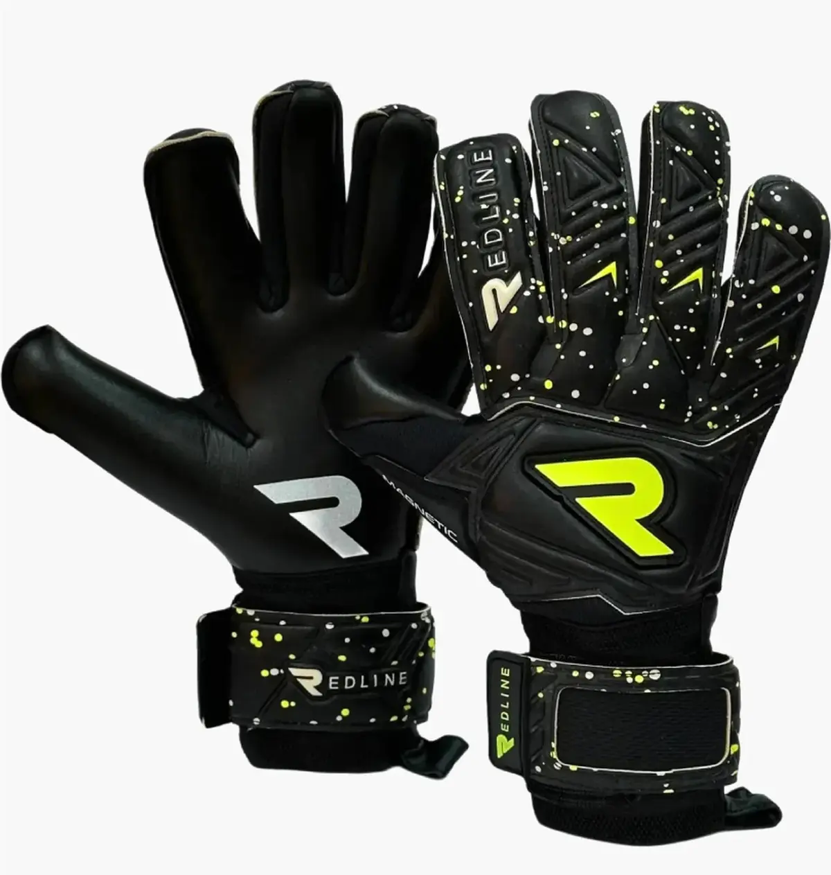 Футбольные перчатки унисекс Redline Redline Magnetic Pro Black