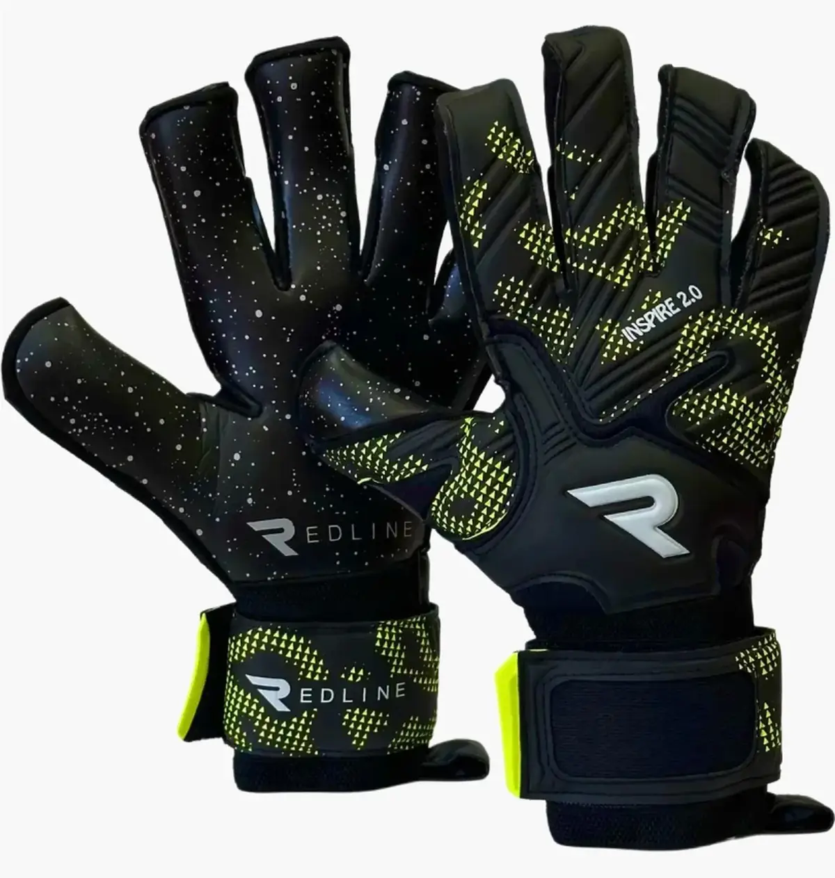 Футбольные перчатки унисекс Redline Redline Inspire 2.0 Lime Rlm91